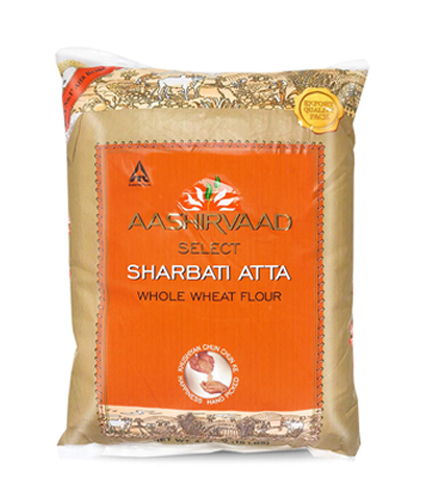 Aashirvaad Select Sharbati Atta Whole Wheat Flour – 10 Lbs